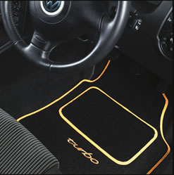 VW golf pad logo car mat