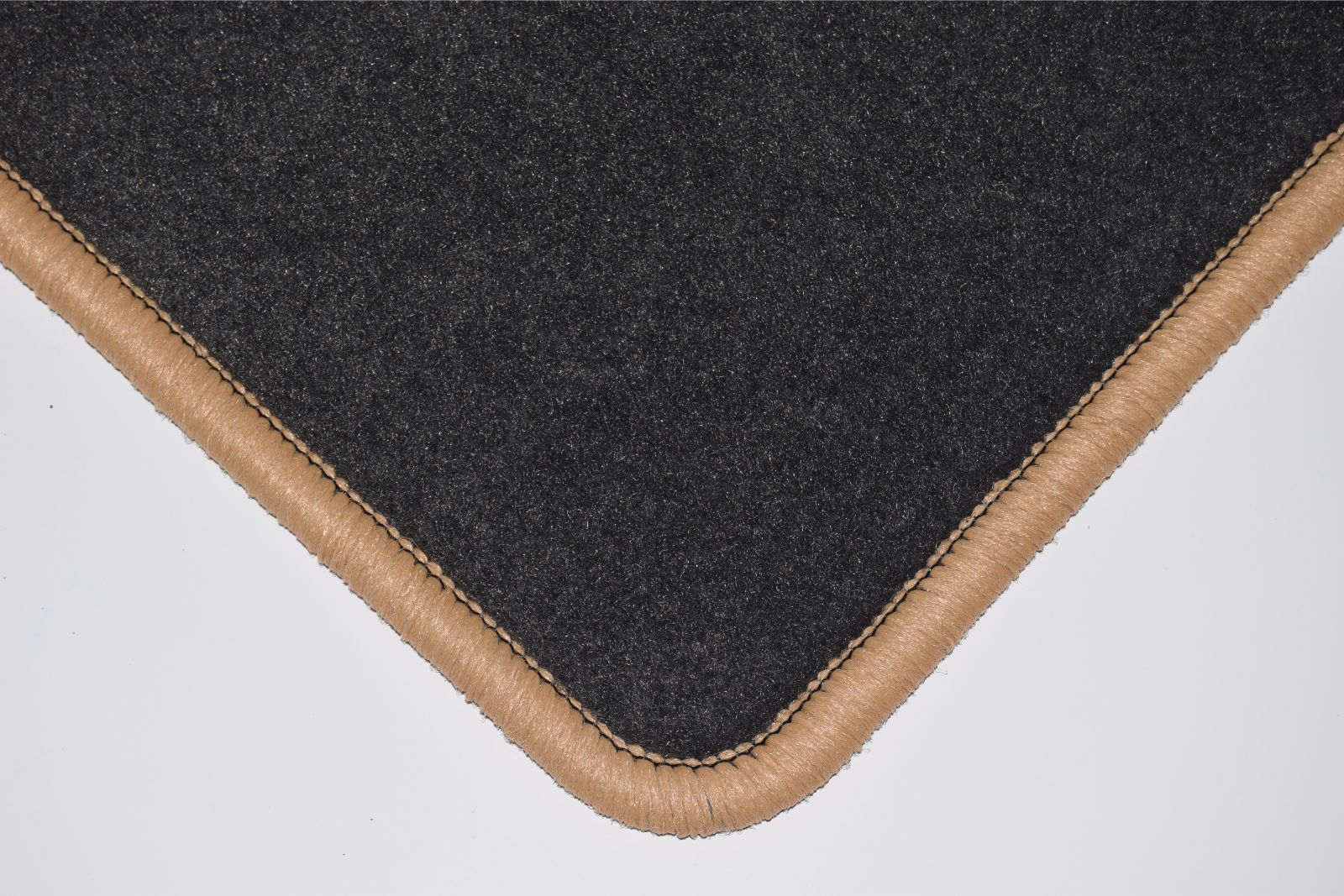 HITECH Sample Standard GREY Carpet for tailored car mats EDGING COLOUR OPTIONS