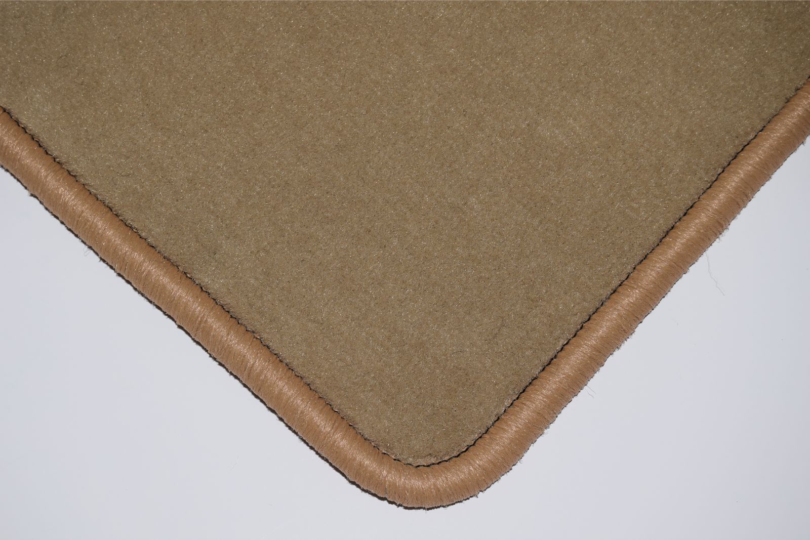 HITECH Sample Premium BEIGE Carpet for tailored car mats EDGING COLOUR OPTIONS