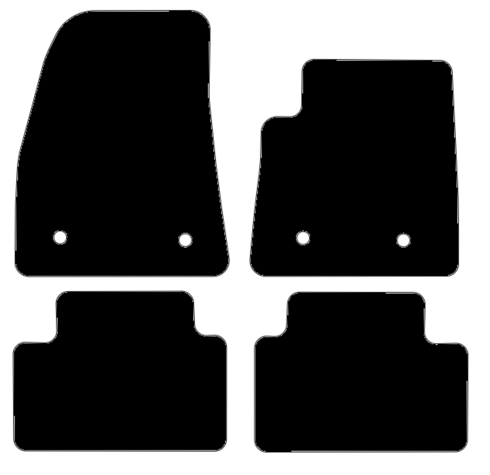 Fits MG 5 EV 2020 onwards Black Luxury Velour Tailored Car Mats Hitech - Picture 1 of 6