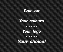 car mat designed by you - choose colour, logo
